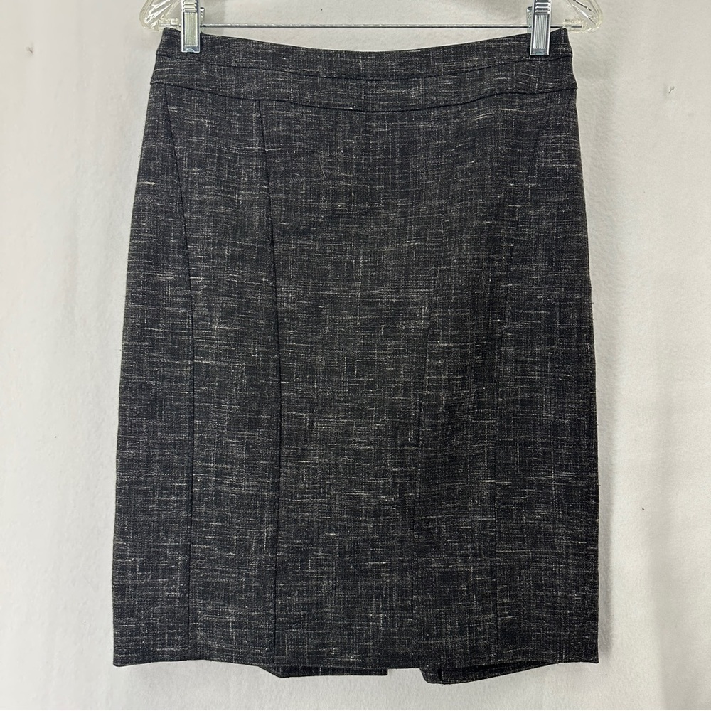 Classiques Entier Tweed Pencil Skirt Womans Size 4 Gray
